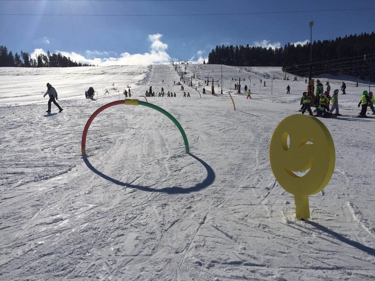 Skupinová výuka v škole SKI EXPERTS